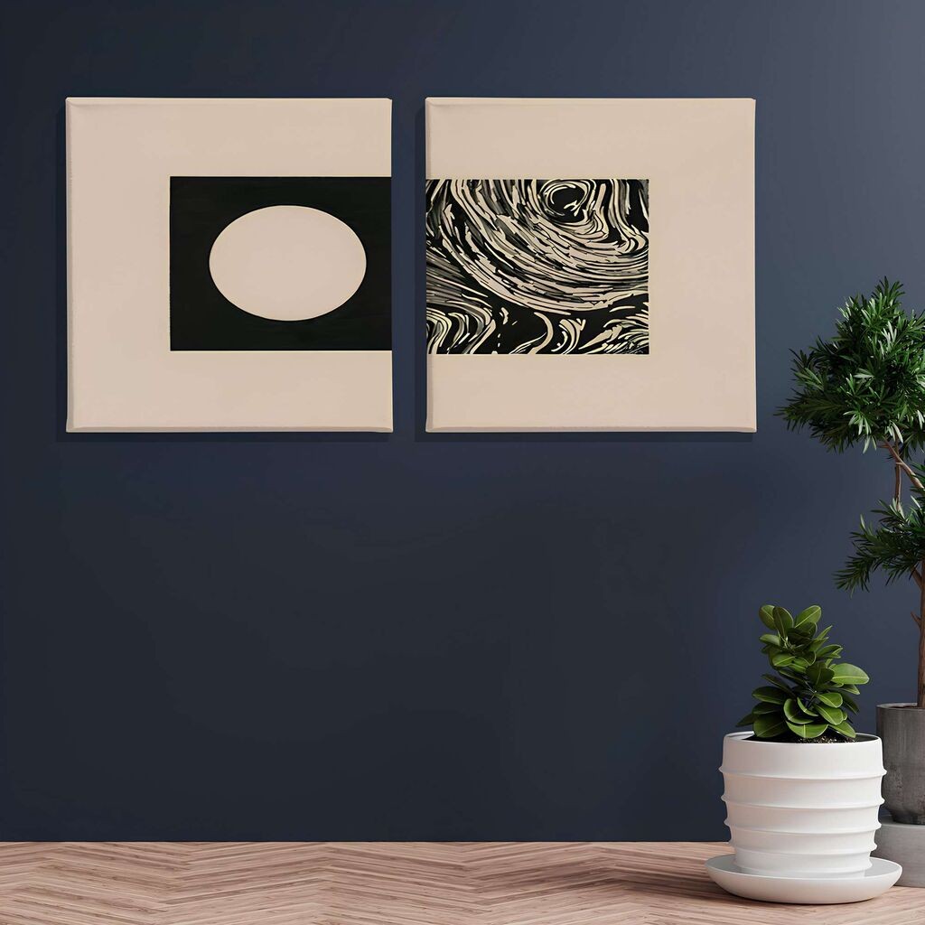 Zidna slika ASR_CNV2-22, 30x30cm, 2 dijela