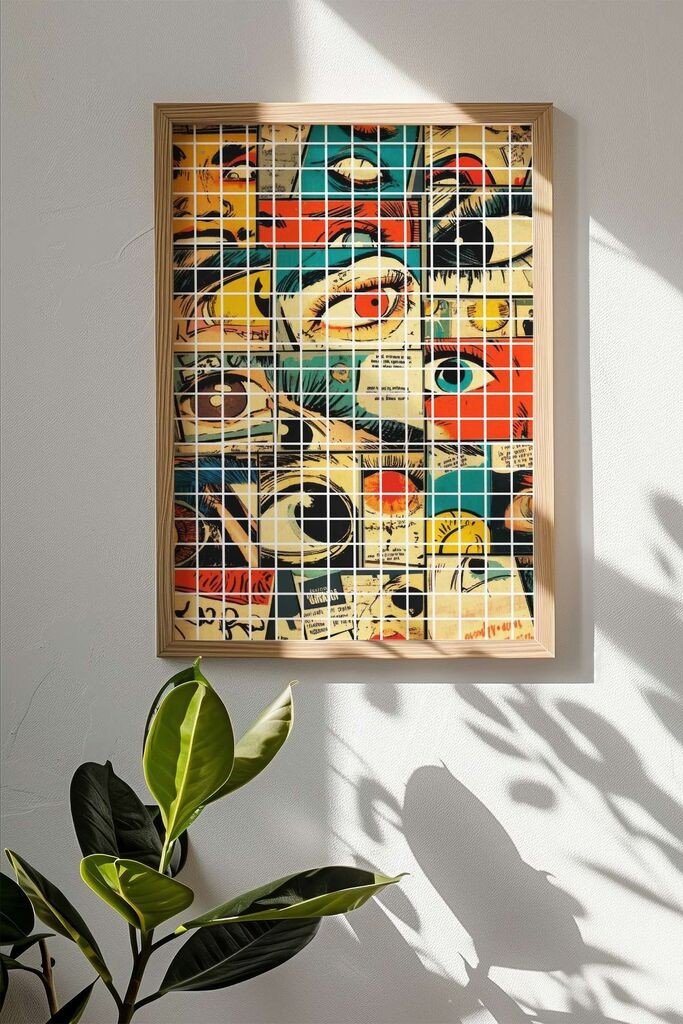 Wallity Popkare5 uramljenih slika, 33x48 cm