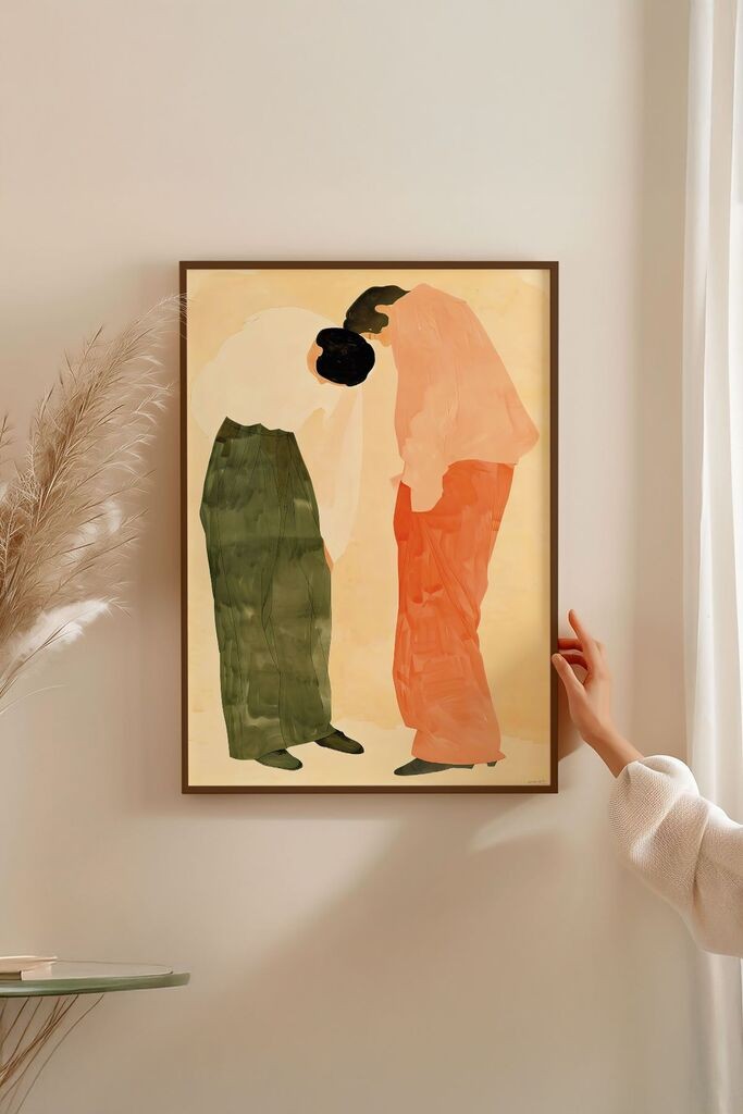 Uokvirena slika Wallity Lmnmdlkahve1, 33x48 cm