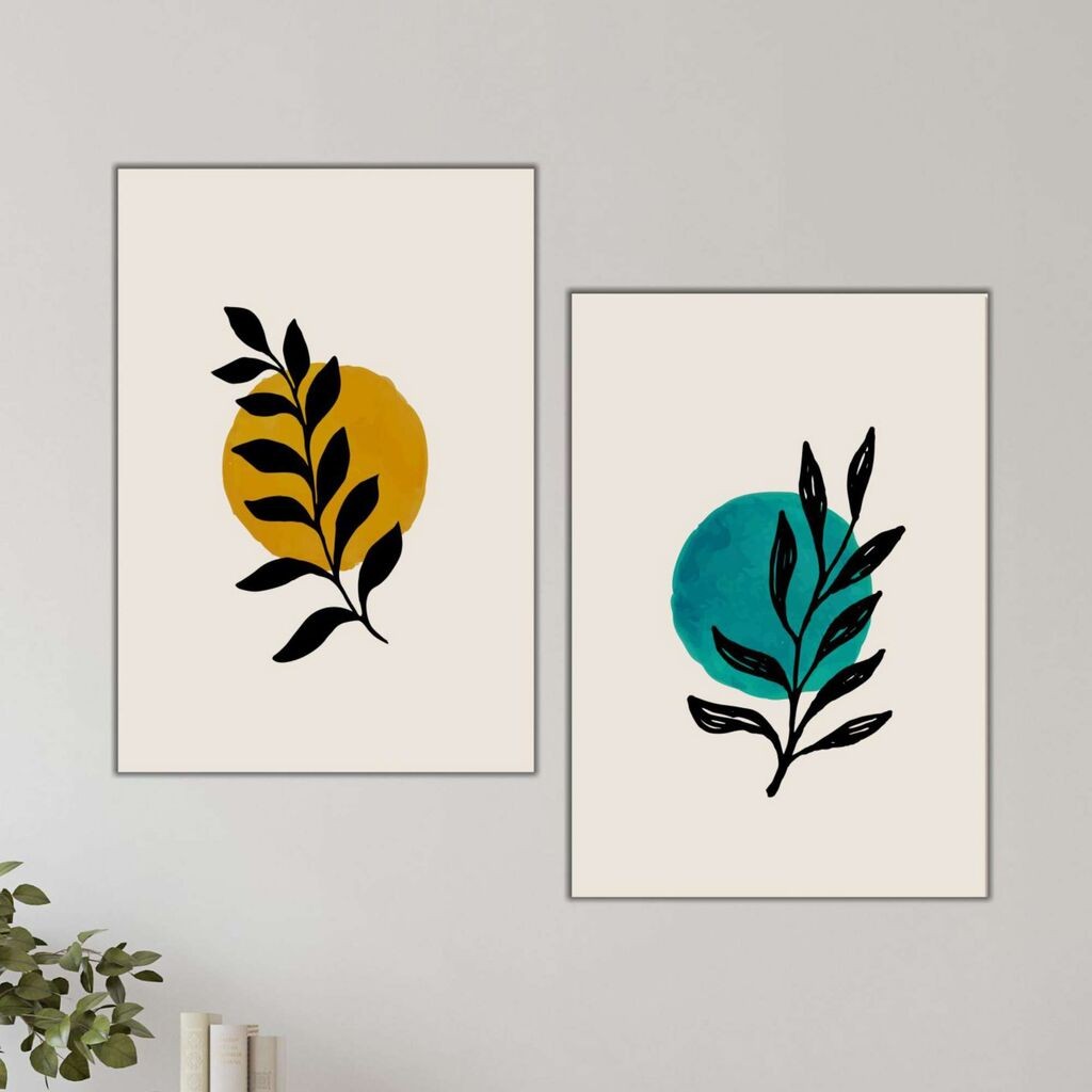 Wallity slika Mdf-00123, 40x60 cm, 2 dijela