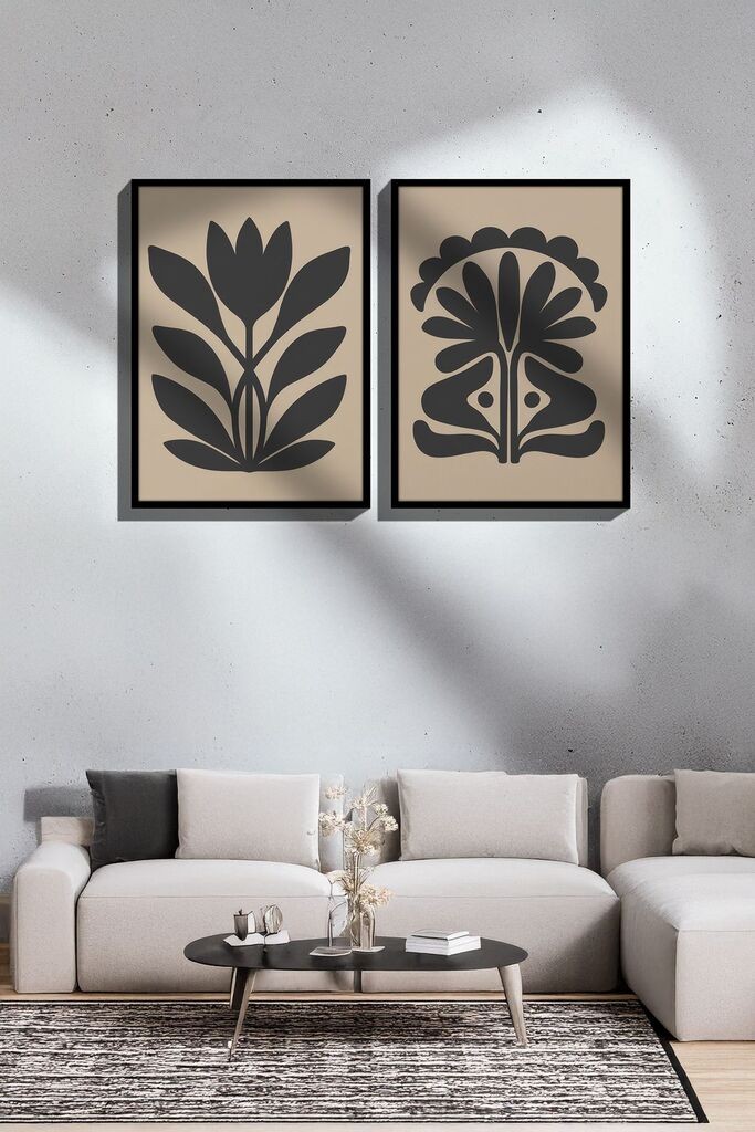 Uokvirena slika Wallity Ersy2Limodel32, 33x48 cm, 2 dijela