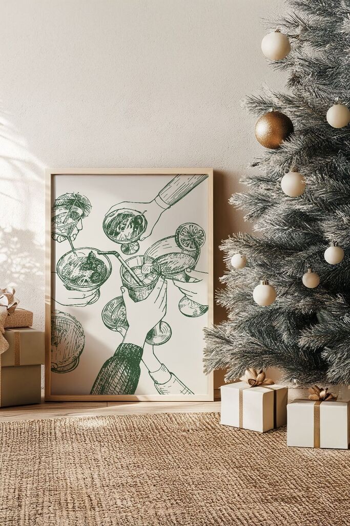 Uokvirena slika Wallity Nwyearsngmdl19, 33x48 cm