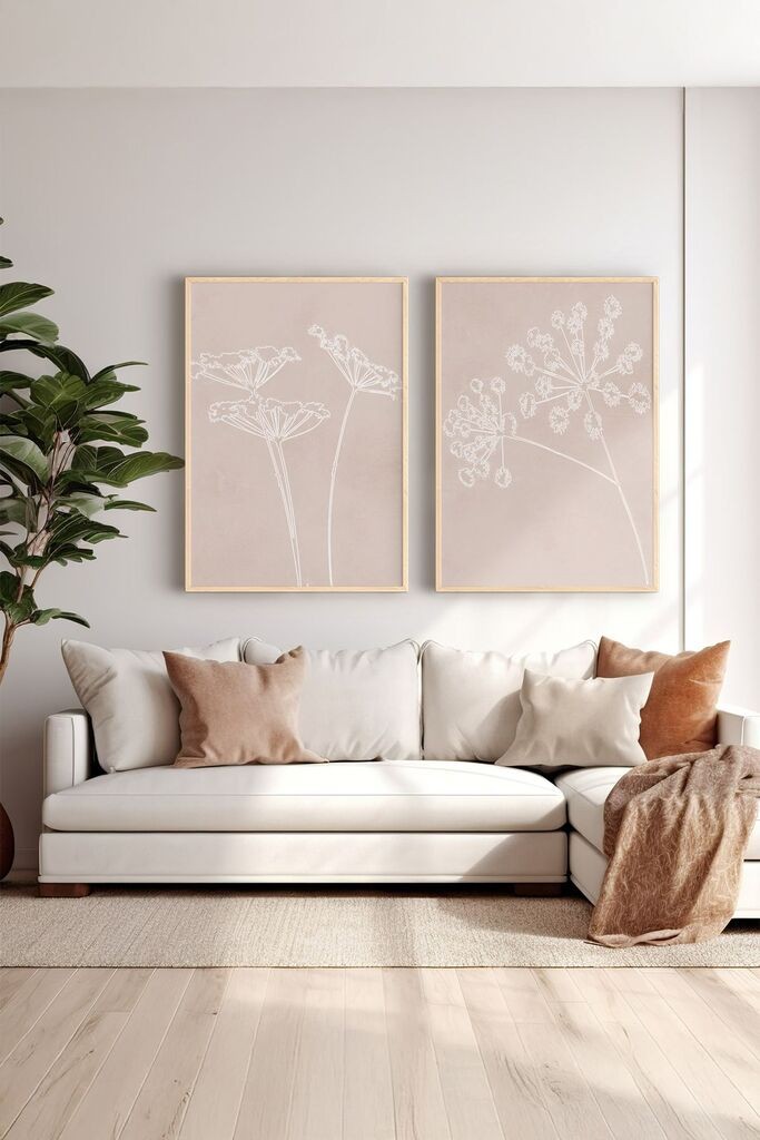 Uokvirena slika Wallity Ersy2Limodel45, 33x48 cm, 2 dijela