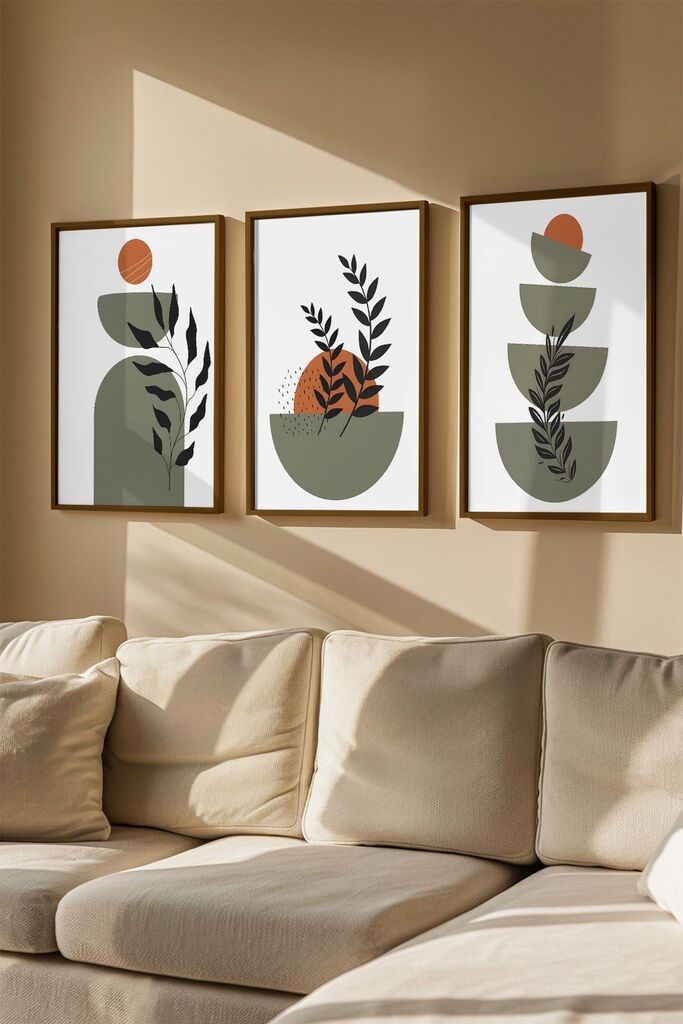 Uokvirena slika Wallity Artvmodel6, 33x48 cm, 3 dijela