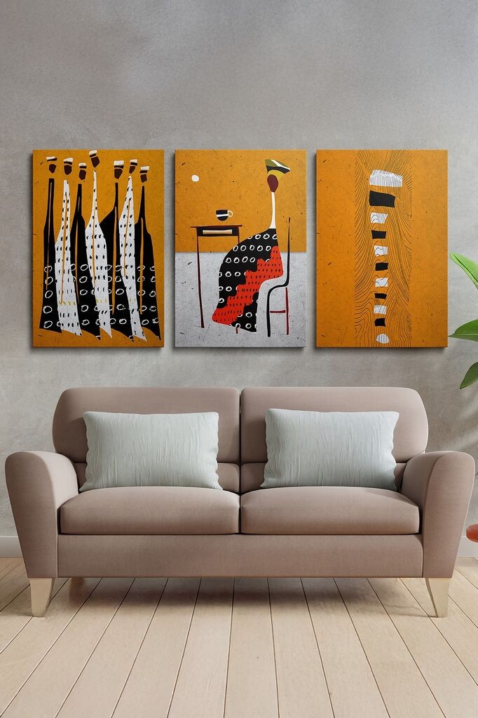 Wallity slika Ersycnvs4, 40x60 cm, 3 dijela