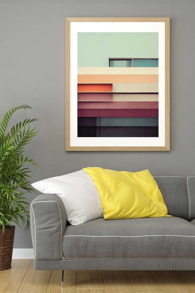 Uokvirena slika Wallity Lmnmdl18, 33x48 cm