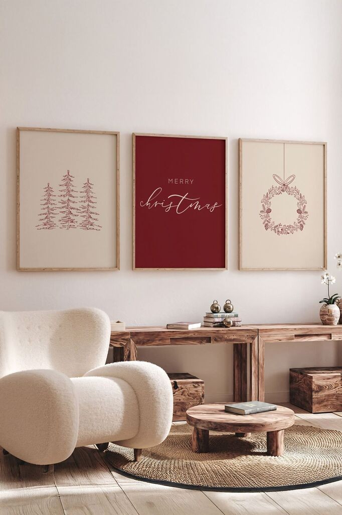 Uokvirena slika Wallity Nwyearmdl5, 33x48 cm, 3 dijela