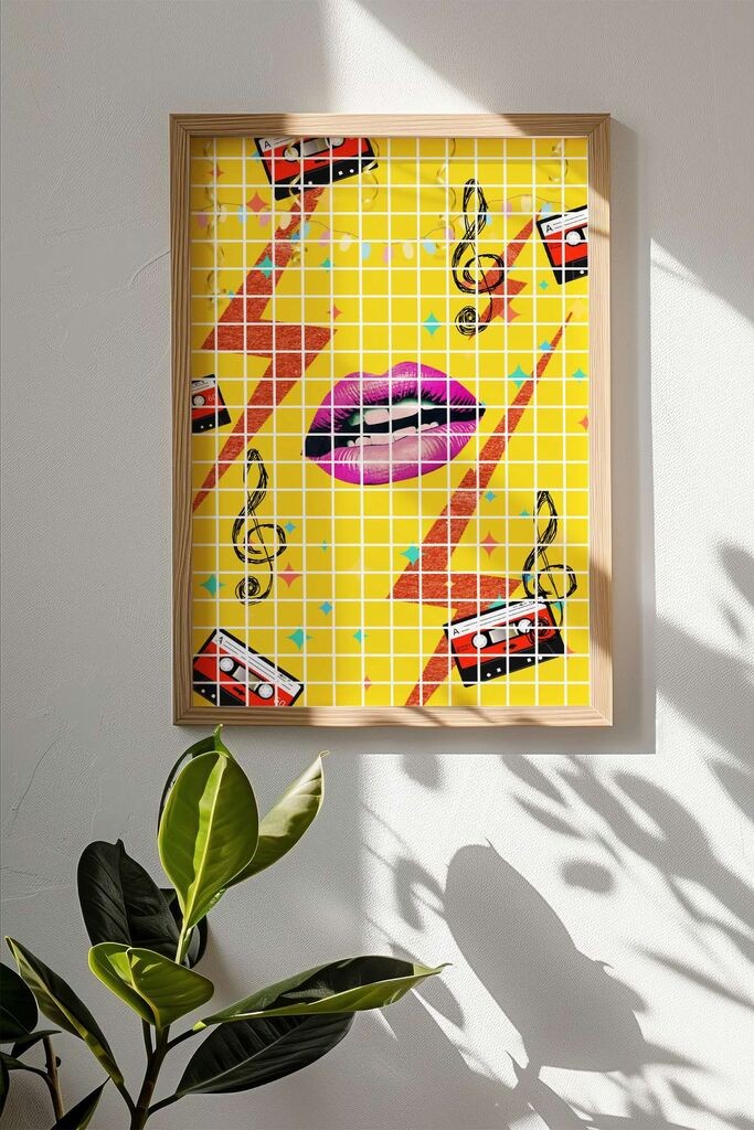 Uramljena slika Popkare1, Wallity, 33x48 cm