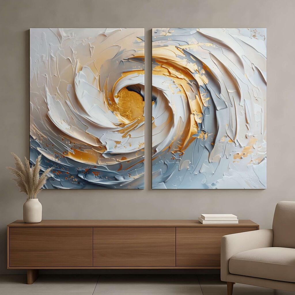 Zidna slika DEV7, 160x120 cm, 2 dijela