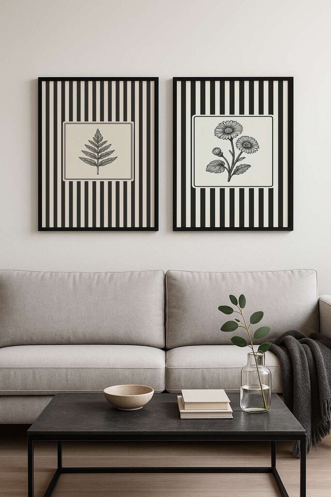 Wallity Uokvirena slika Czgl2-50 x 70, 50x70 cm, 2 dijela