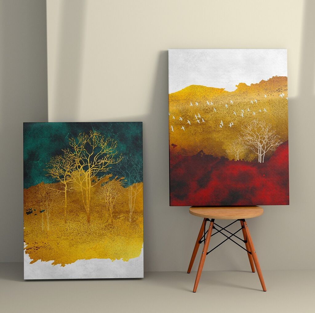 Zidna slika 2KNV4281, 70x100 cm, 2 dijela