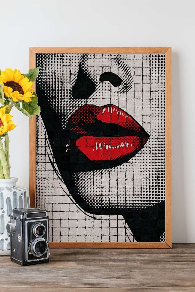 Wallity Popmosaic, 4 uramljene slike, 33x48 cm