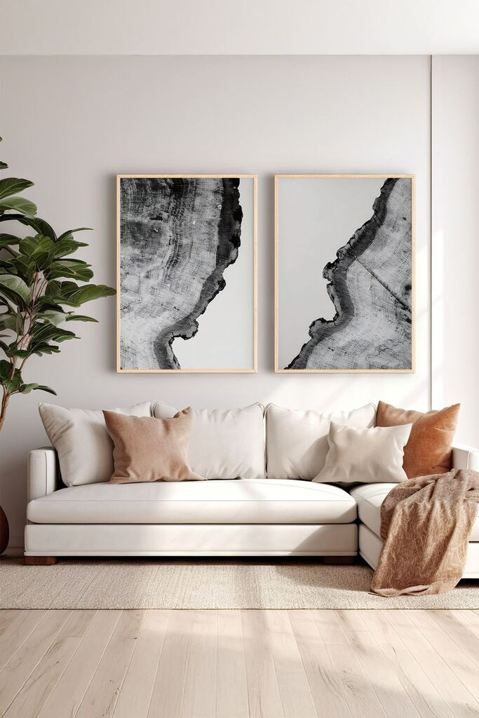 Uokvirena slika Wallity Ersy2Limodel13, 33x48 cm, 2 dijela