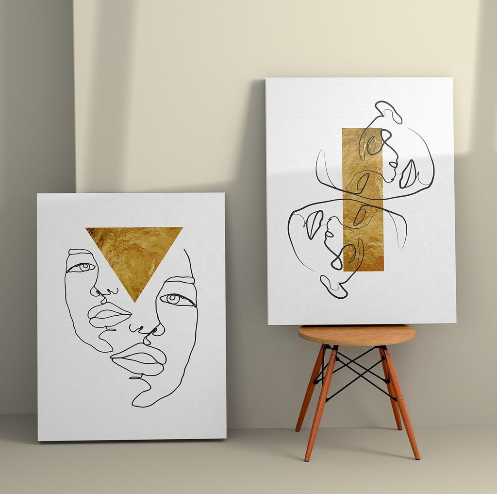 Zidna slika 2KNV4251, 50x70 cm, 2 dijela