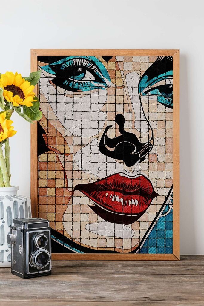 Uokvirena slika Wallity Popmosaic21, 33x48 cm