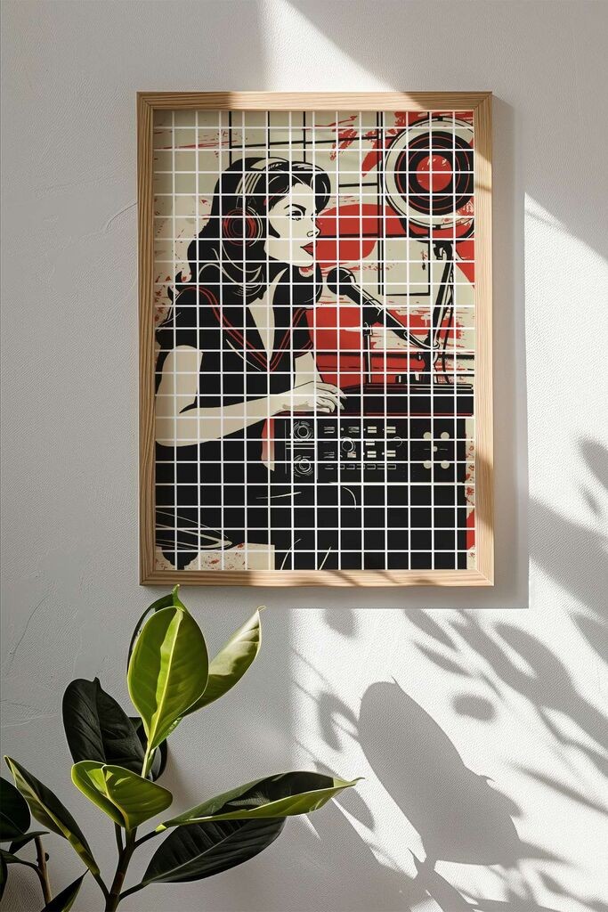 Uokvirena slika Wallity Popkare23, 33x48 cm