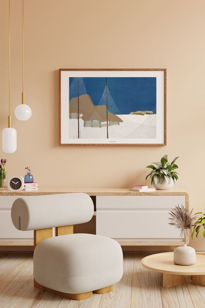 Uokvirena slika Wallity Lmnmdlkahve7, 33x48 cm