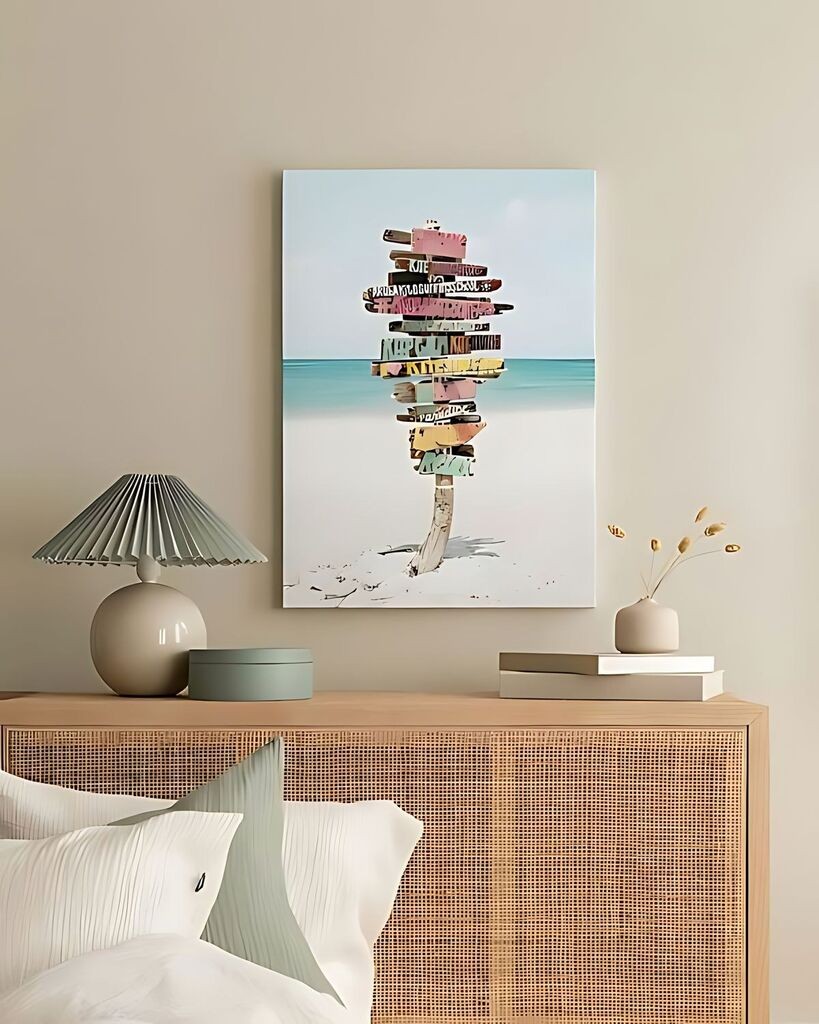 Wallity Slika Umjetnička platna 109, 40x60 cm