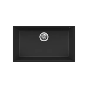 Elleci Sudoper Quadra 130 79X50 1V, Crni