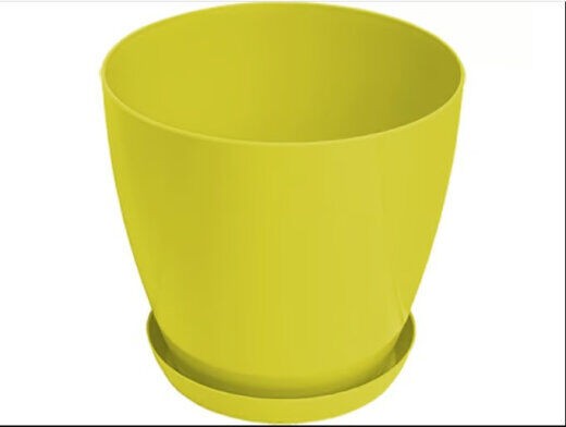 Gardino Saksija sa podmetačem Lux, 28cm, Zelena