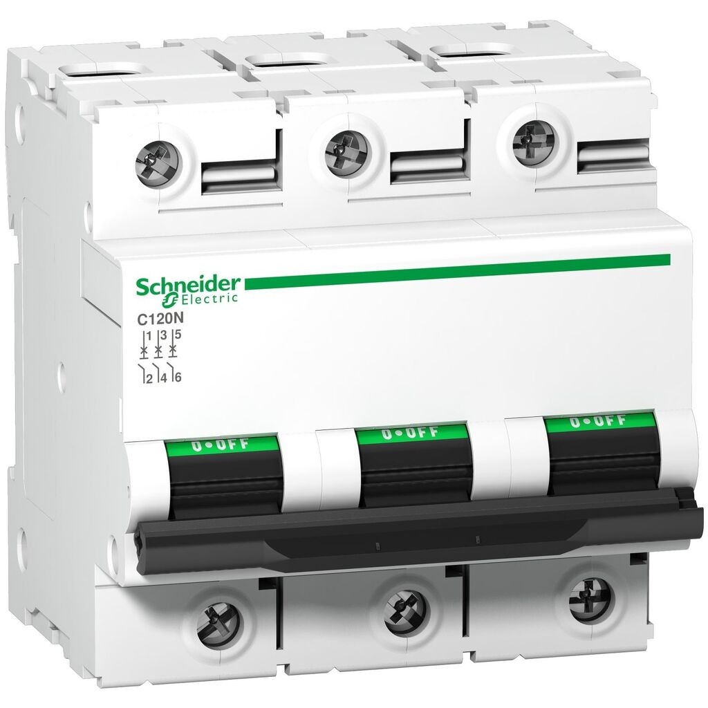 Schneider Electric Automatski osigurač A9N18369, 125A, 10kA, Tip C, 3P