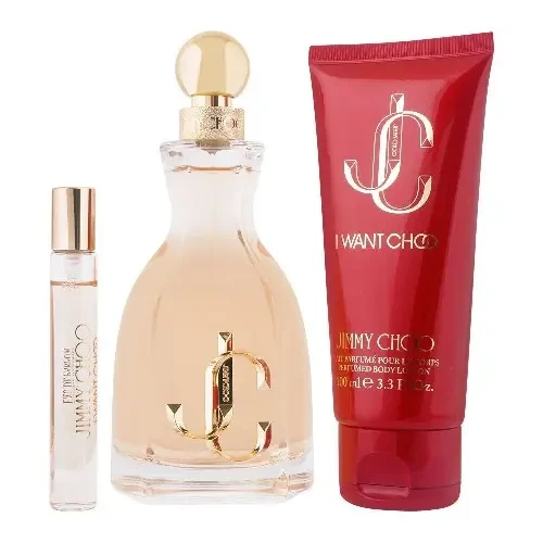 JIMMY CHOO Set ženski parfem EDP 100 ml + 7,5 ml + losion za tijelo I Want Choo 100 ml