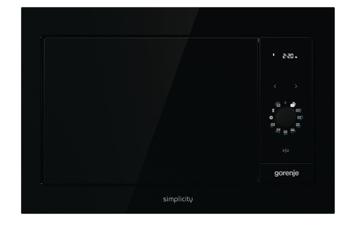 GORENJE BM 235 G1SYB Ugradbena mikrovalna pećnica sa roštiljem, 59,5x39x35,1 cm, crna