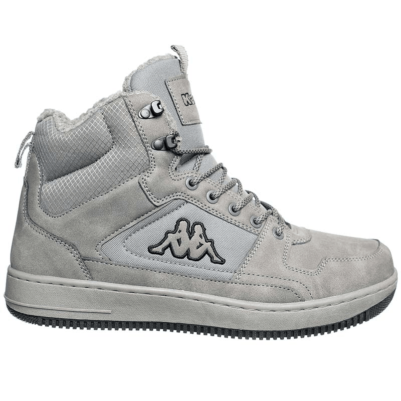 KAPPA Muške duboke tenisice s logom 243046FUR Shab krzno, sive