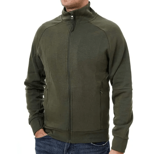 SUPERDRY Muška tech široka dukserica, maslinasta