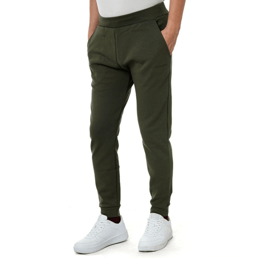 SUPERDRY Muška Tech tapered trenerka donji dio, maslinasta
