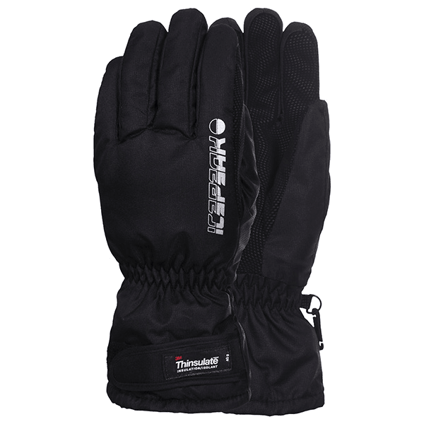 ICEPEAK Dečije rukavice za skijanje Dino crne