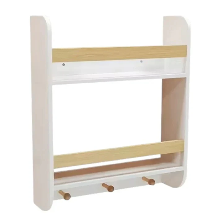 KINDER HOME Dječija polica sa vješalicama, bijela
