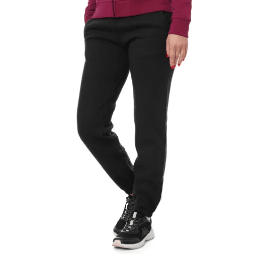 ROBE DI KAPPA Ženska Elmira brušena trenirka donji dio, crna