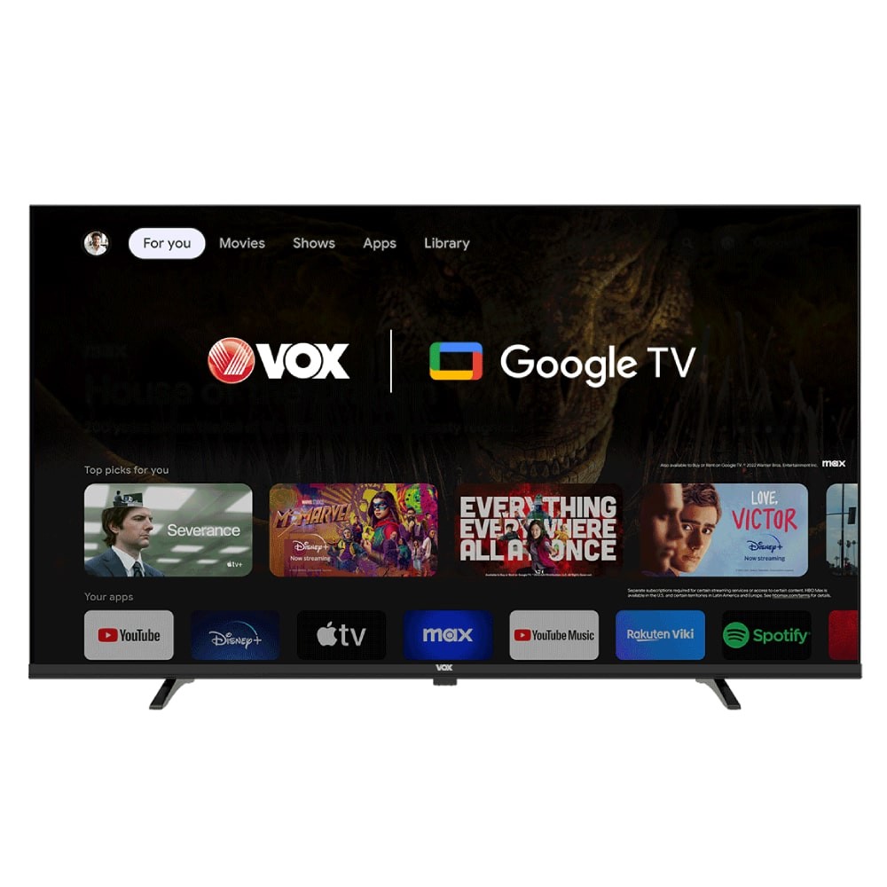 VOX TV 40GOF080B 40", LED, bez okvira, Google TV, Full HD, Dolby Audio, crni