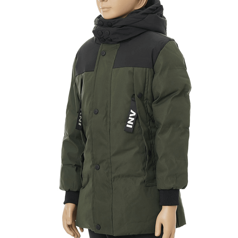 INVENTO Jakna za dječake Lav, Maslina