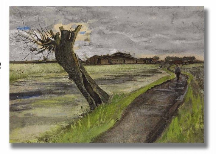 Wallity 70100VANGOGH034 Dekorativna slika, 70x100cm