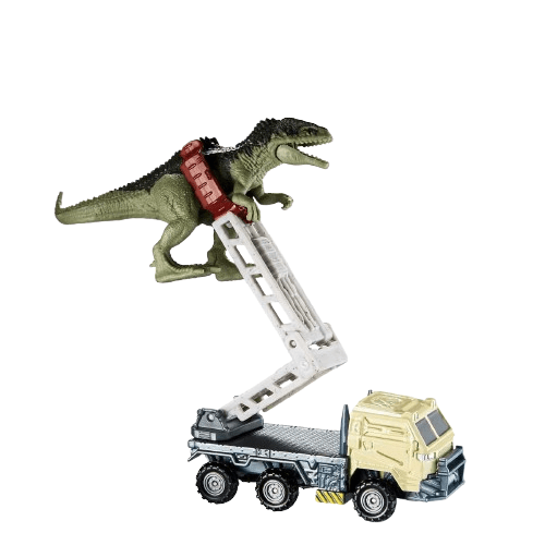 Mattel Igračka Transporter sa dinosaurusom Jurassic world Matchbox
