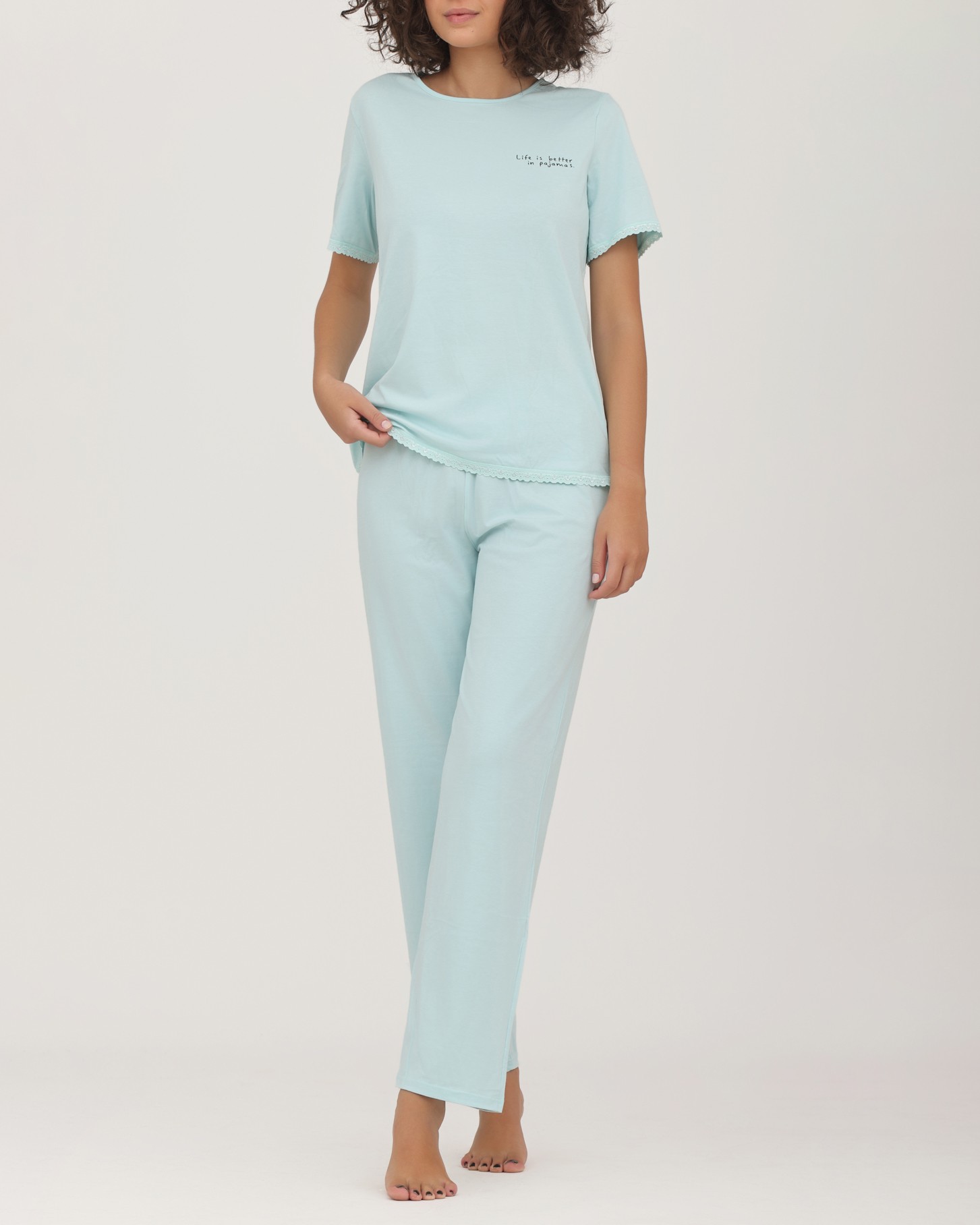Alma Ras Ženska pidžama K-R Lena, Menta