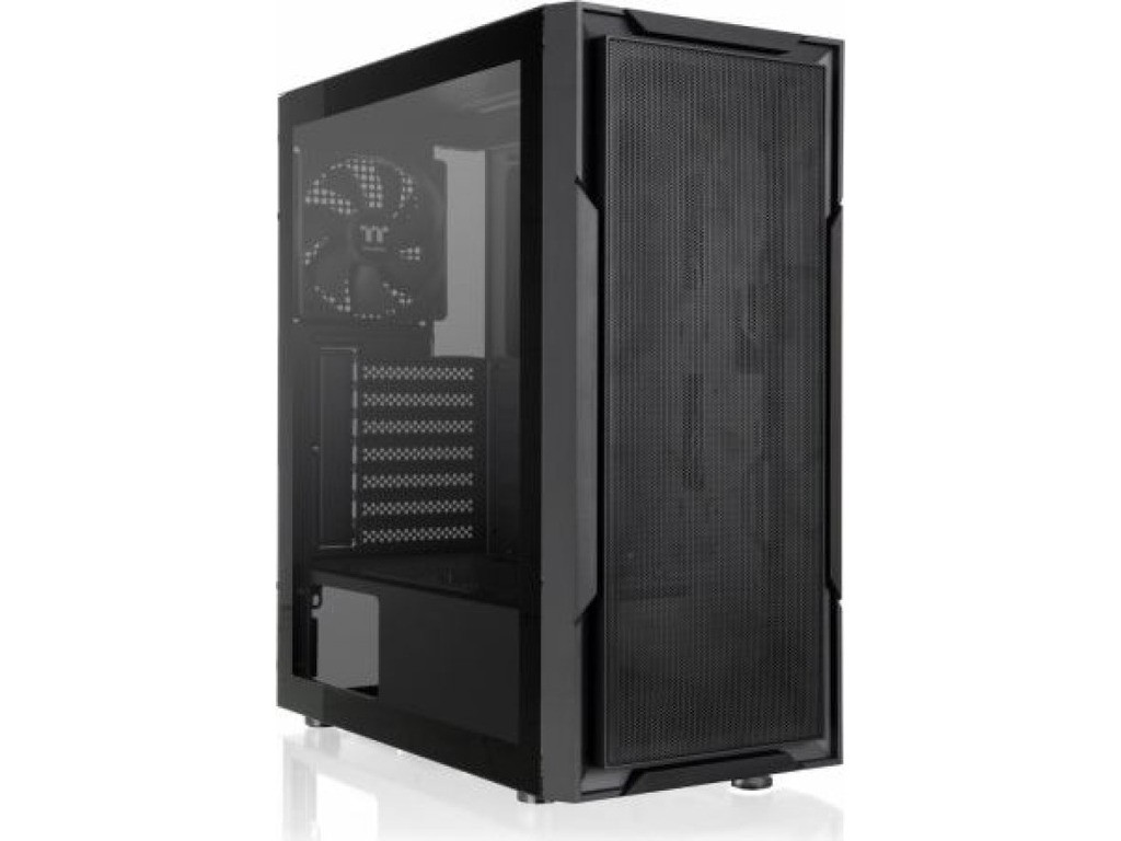 Thermaltake Računarsko kućište Versa XM1 TG, Mid Tower, 3mm TG, 1x120mm standardni ventilator, Crno