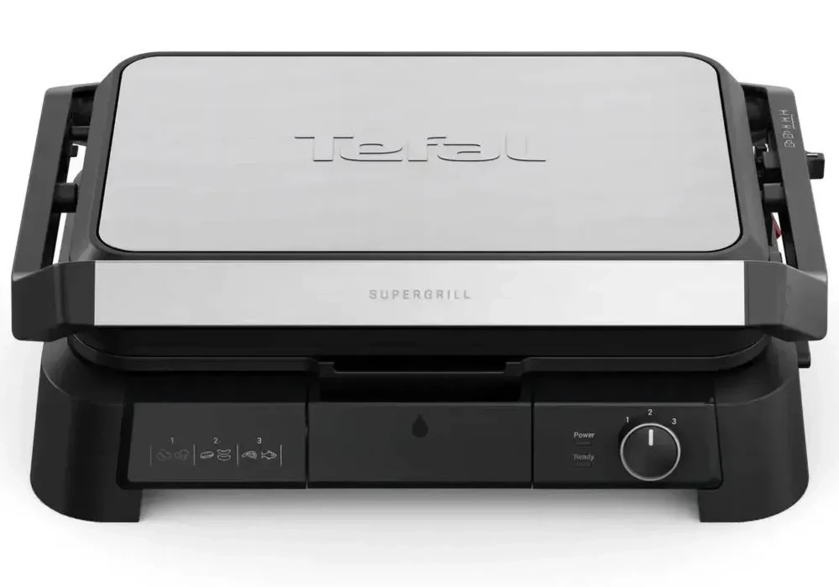 Tefal SuperGrill XL GC520DE0, 3u1, Sivi