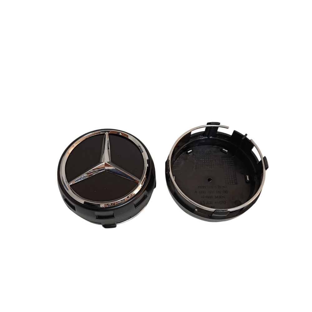 Čep za aluminijumsku felugu 672183, Asy, Mercedes, Izbočeni,  75/70mm, Crni