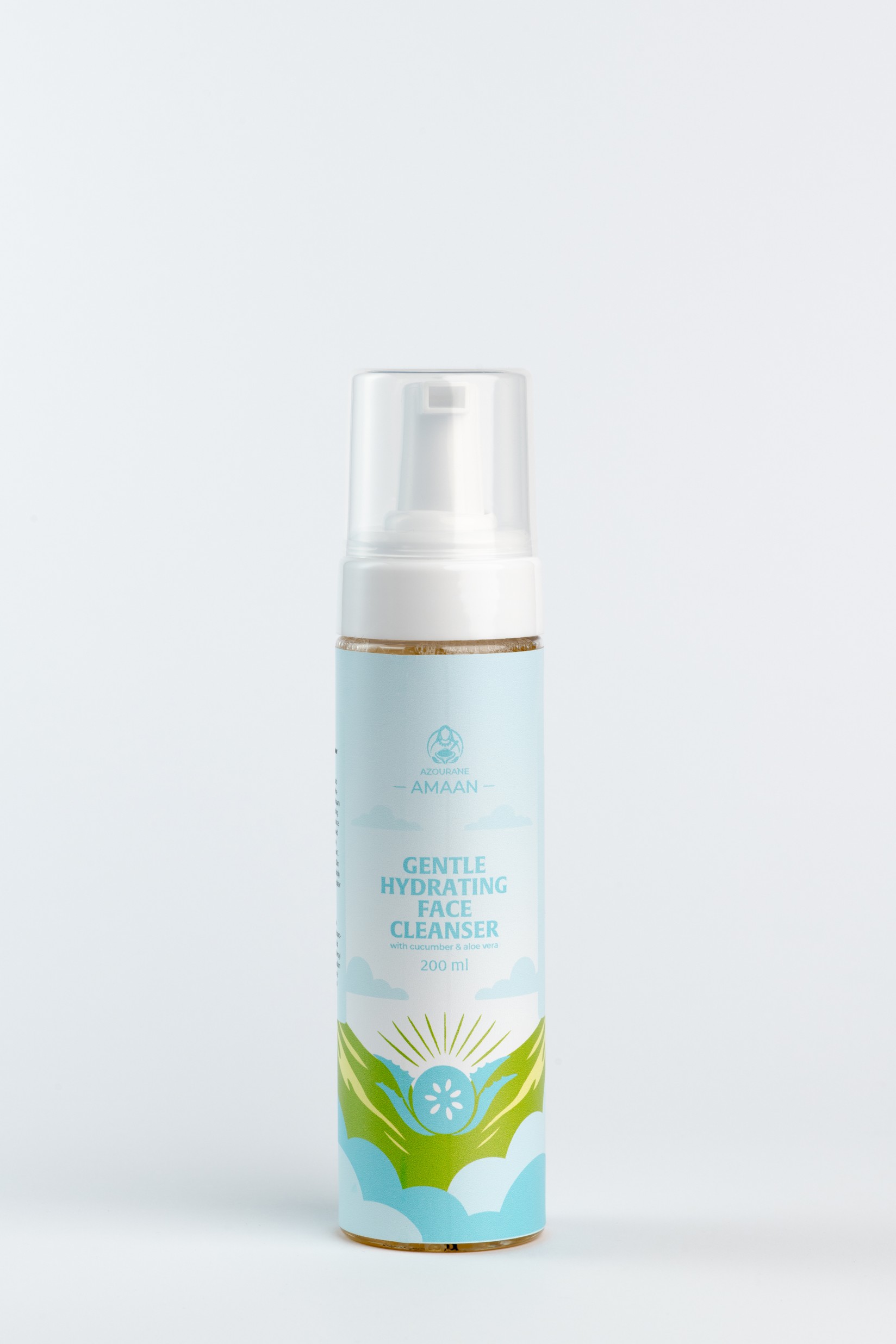 Azourane Moroccan Cosmetics Hidratantni tečni čistač lica Amaan, 200 ml