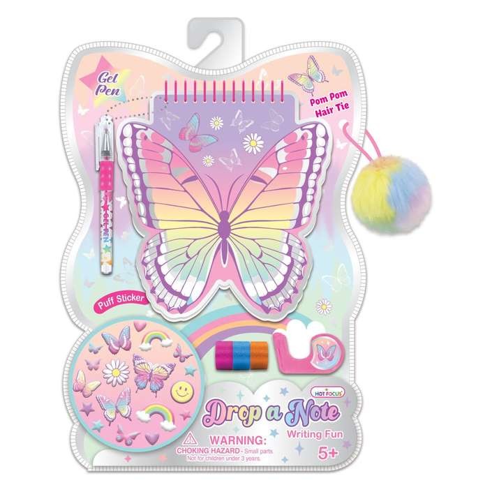 HOT FOCUS Bilježnica sa naljepnicom i olovkom 230TB