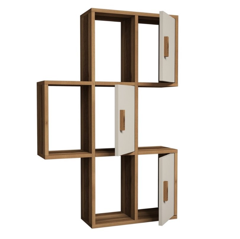 Zidna polica Hanah Home Flora, smeđa