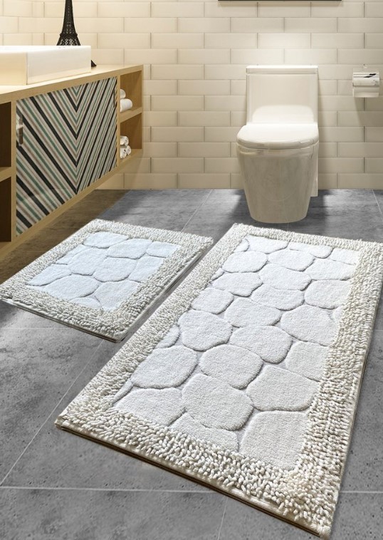 L'essentiel Maison Otirač za kupatilo Stone, 2 komada, bež