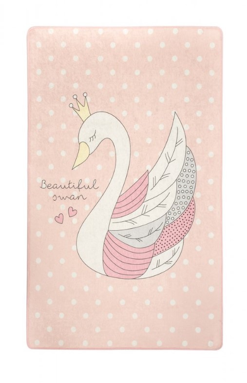 Conceptum Hypnose tepih Swan, 140x190 cm, svijetlo roze