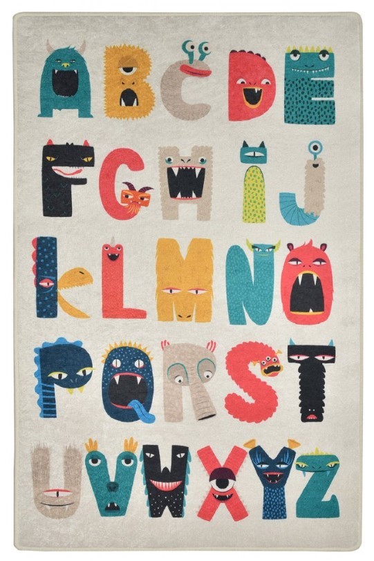 Conceptum Hypnose Carpet Monsters, 100x160 cm, šareno