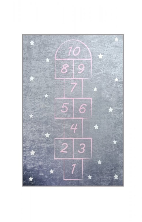 Conceptum Hypnose Tepih Hopscotch, 140x190 cm, Tamnosivi