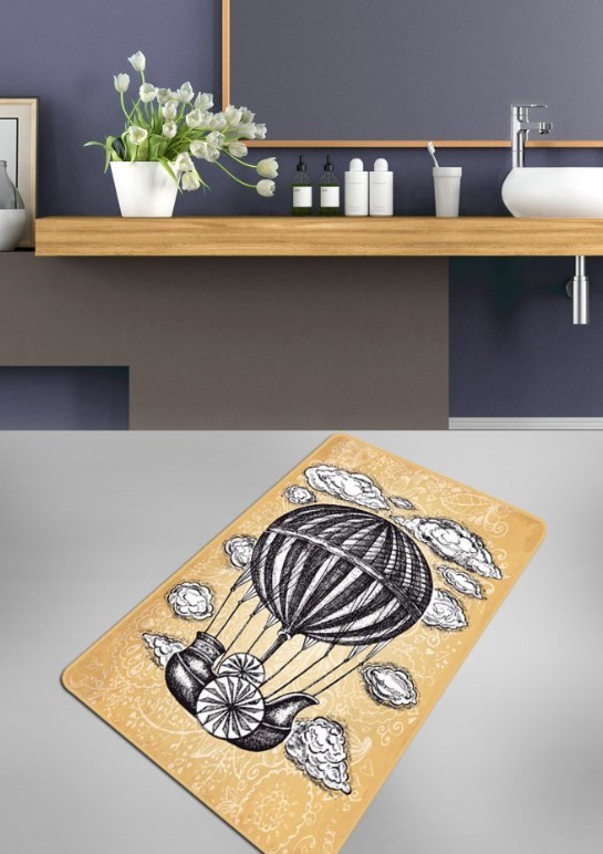 L'essentiel Maison Otirač za kupatilo Propeler, 70x120cm, šareni