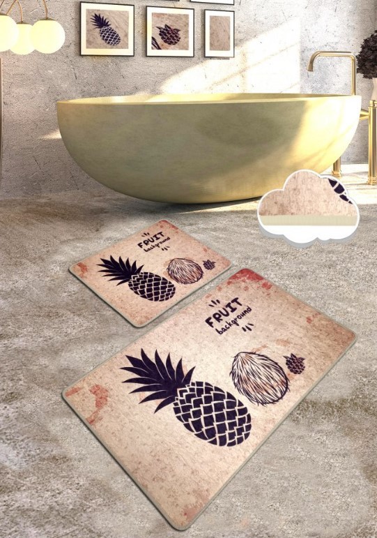 L'Essentiel Maison Otirač za kupatilo Ekvador, 2 komada, bež